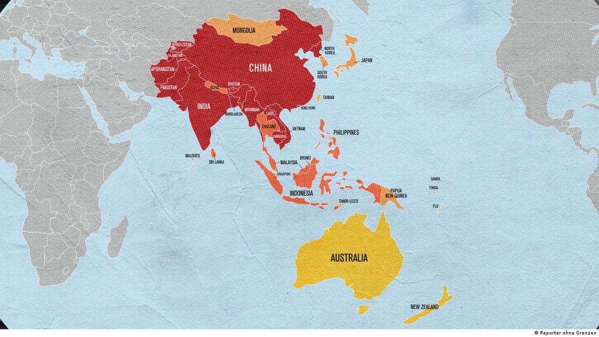 中国为全球关押记者人数最多的国家，近年大幅扩充言论审查工具。