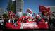 Demonstrators gathered in Berlin, Germany Demonstrators gathered in Berlin, Germany