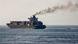 An Iranian shipping container in the Gulf of Oman An Iranian shipping container in the Gulf of Oman