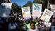 An anti-migrant march in South Africa An anti-migrant march in South Africa