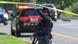 En la imagen un policía custodia la escena donde ocurrió el incidente en Washington. En la imagen un policía custodia la escena donde ocurrió el incidente en Washington.