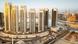 Abu Dhabi's capital city UAE skyline with real estate buildings sunrise panorama with clear blue sky Abu Dhabi's capital city UAE skyline with real estate buildings sunrise panorama with clear blue sky