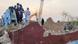 Residents gather on the rubble of a damaged police post after a car bombing in Bannu, Khyber Pakhtunkhwa province, Pakistan Residents gather on the rubble of a damaged police post after a car bombing in Bannu, Khyber Pakhtunkhwa province, Pakistan