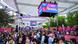 Fans gather for the opening ceremony of the song contest in Vienna on May 10, 2026 Fans gather for the opening ceremony of the song contest in Vienna on May 10, 2026