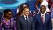 Cumbre África Adelante, Nairobi, Kenia, 2026 | Macron, Ruto y Aicha Toure, CEO de Orange Sierra Leona. Cumbre África Adelante, Nairobi, Kenia, 2026 | Macron, Ruto y Aicha Toure, CEO de Orange Sierra Leona.