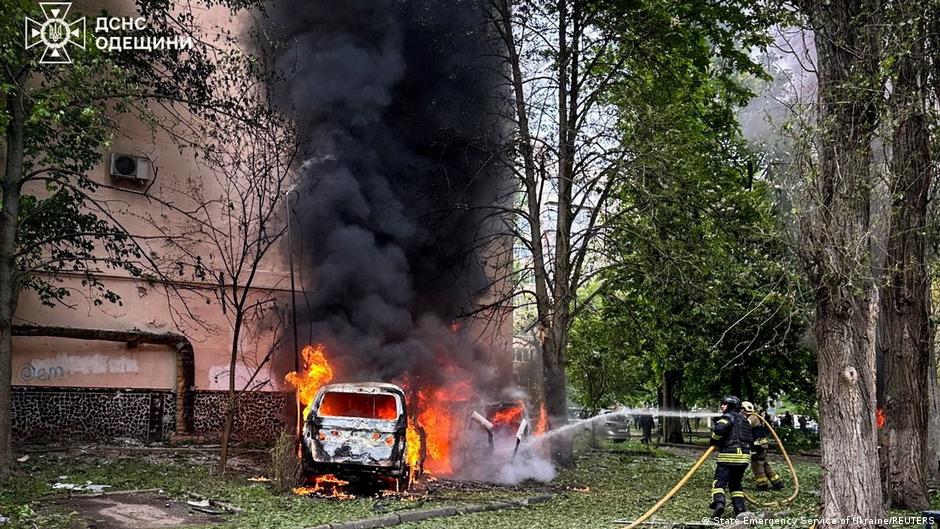 Russia unleashes fatal barrage of drones at Ukraine