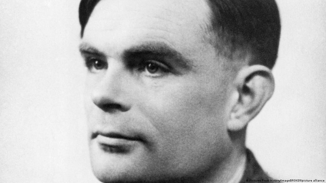 Retrato de Alan Turing sin fechar.