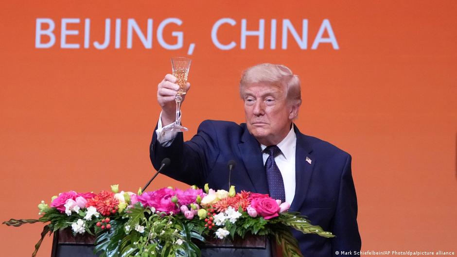 Donald Tramp nazdravlja na državnom banketu