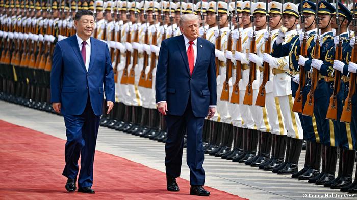 El presidente estadounidense, Donald Trump, durante su visita a China, en mayo de 2026.