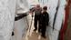 Displaced Palestinian Mustafa Al-Jazzar, 83, who fled his hometown during the 1948 Nakba, walks with the help of a young boy among tents at a camp for displaced people in Khan Younis in the southern Gaza Strip Displaced Palestinian Mustafa Al-Jazzar, 83, who fled his hometown during the 1948 Nakba, walks with the help of a young boy among tents at a camp for displaced people in Khan Younis in the southern Gaza Strip