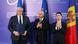 Ukraine's Foreign Minister Andrii Sybiha, left, poses with Secretary General of the Council of Europe Alain Berset and Moldova's Deputy Prime Minister and Minister of Foreign Affairs Mihai Popsoi at the 135th Ministerial Session of the Committee of Ministers of the Council of Europe in Chisinau, Moldova, Friday, May 15, 2026. Ukraine's Foreign Minister Andrii Sybiha, left, poses with Secretary General of the Council of Europe Alain Berset and Moldova's Deputy Prime Minister and Minister of Foreign Affairs Mihai Popsoi at the 135th Ministerial Session of the Committee of Ministers of the Council of Europe in Chisinau, Moldova, Friday, May 15, 2026.
