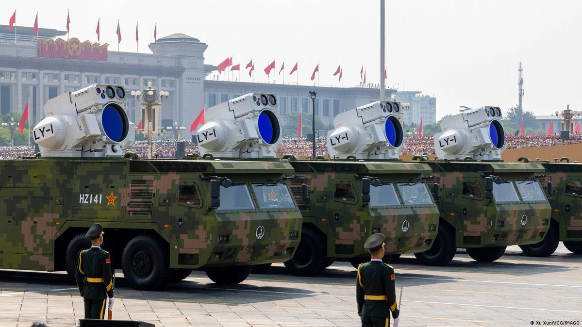2025年9月北京阅兵式上展示的LY-1型激光武器。