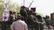 Soldiers patrol the streets during a festival in Kebbi, northern Nigeria Soldiers patrol the streets during a festival in Kebbi, northern Nigeria