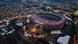 Fotografía de un dron del Estadio Azteca en Ciudad de México. Fotografía de un dron del Estadio Azteca en Ciudad de México.