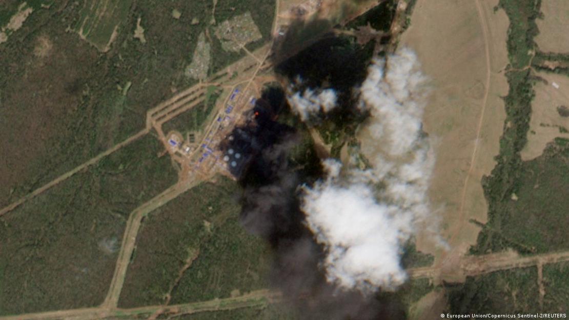 Imagem de satélite mostra fumaça em área isolada Imagem de satélite mostra fumaça em área isolada