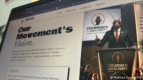 Millions follow India's viral 'cockroach' movement