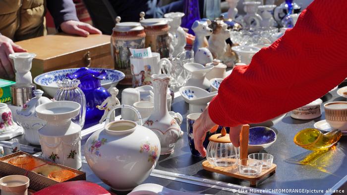 Unterwegs auf dem Flohmarkt