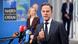 Mark Rutte rozmawia z dziennikarzami
Mark Rutte rozmawia z dziennikarzami