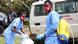 Demokratische Republik Kongo Bunia 2026 | Desinfektion vor Beerdigung eines Ebola-Opfers Demokratische Republik Kongo Bunia 2026 | Desinfektion vor Beerdigung eines Ebola-Opfers