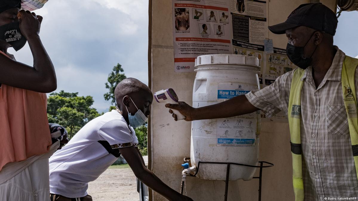Uganda and DRC share a long border which includes both official and unofficial crossings Image: Badru Katumba/AFP