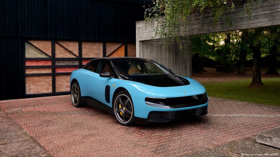 Ferrari unveils its first all-electric car, the 4-door Luce