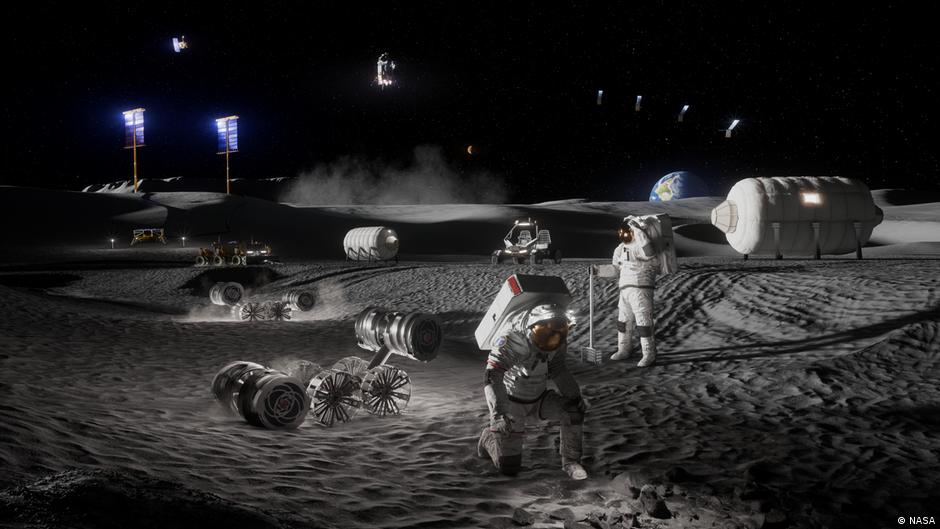 Por fin sabemos cómo será la base lunar de la NASA: drones, róveres y cientos de kilómetros
