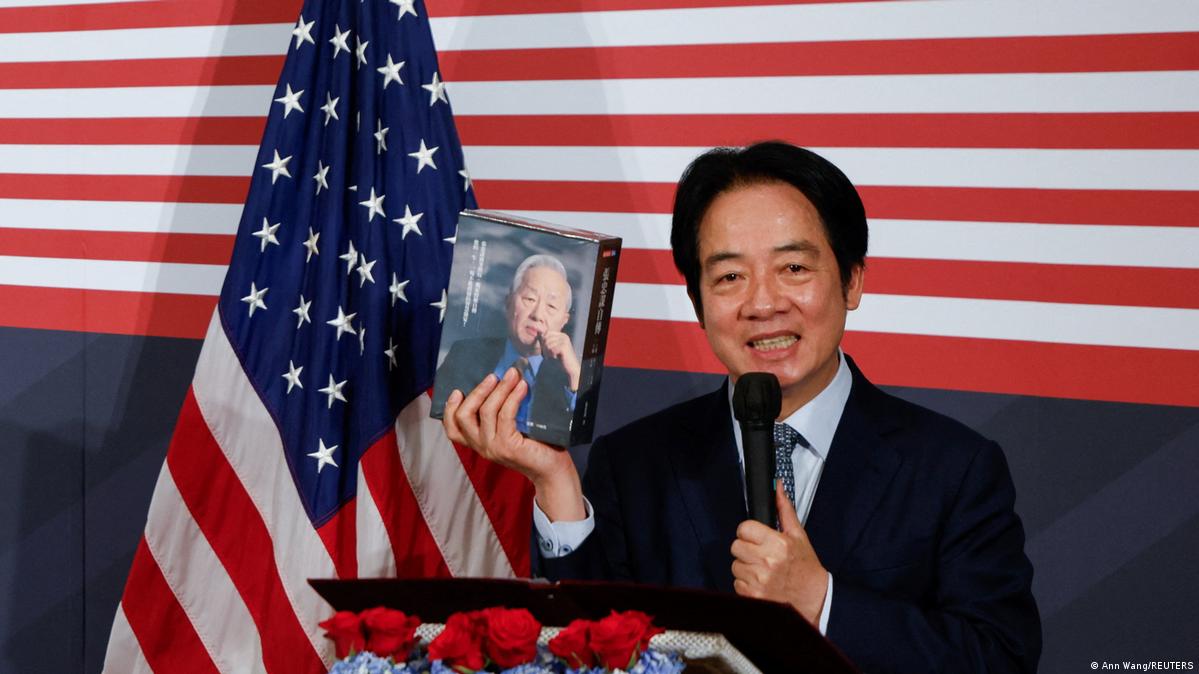 图为赖清德5月27日在台北出席“美国独立250週年纪念酒会”