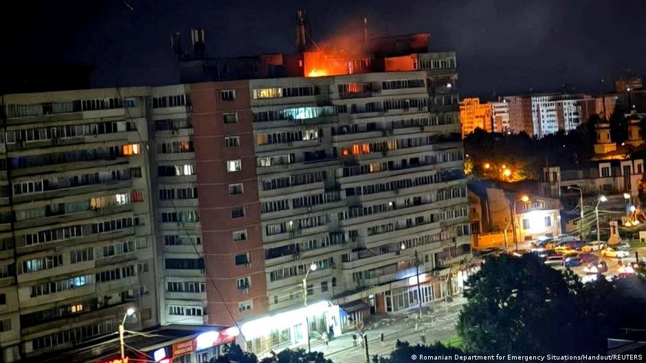 Ρουμανία: Ρωσικό drone χτυπά πολυκατοικία στο Γαλάτι