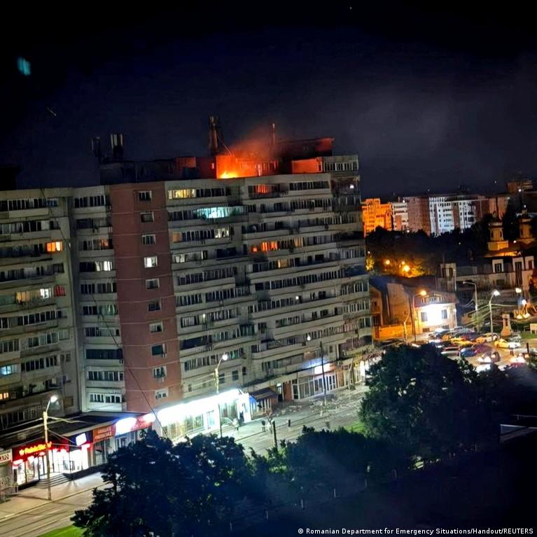 Romania: Russian drone strikes Galati apartment building