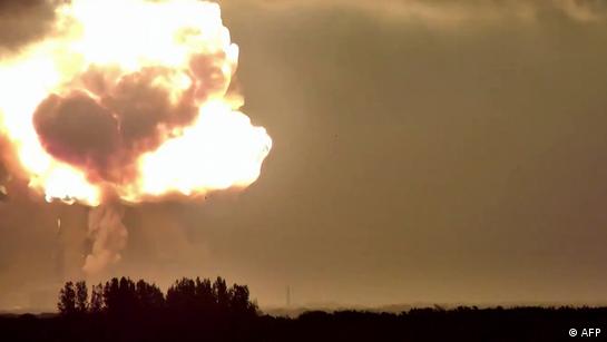 Blue Origin's New Glenn rocket explodes on launch pad