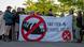 Climate activists protesting near the German city of Hamm Climate activists protesting near the German city of Hamm