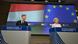 Hungarian Prime Minister Peter Magyar and European Commission President Ursula von der Leyen are standing at podiums during a press conference in Brussels, with Hungarian and EU flag in background Hungarian Prime Minister Peter Magyar and European Commission President Ursula von der Leyen are standing at podiums during a press conference in Brussels, with Hungarian and EU flag in background