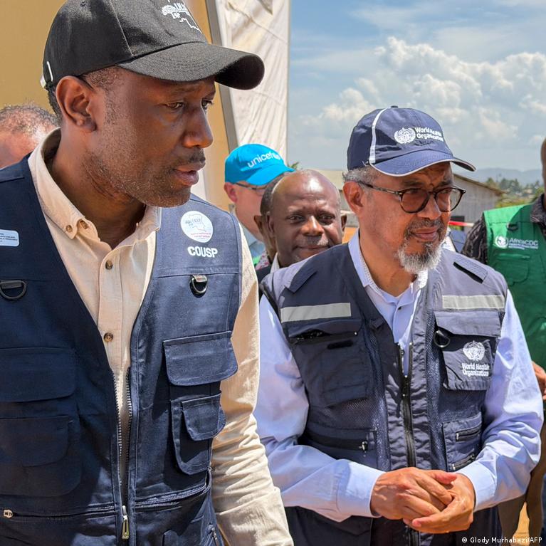 WHO chief visits Ebola epicenter in eastern DR Congo