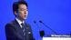 Japan's Defense Minister Shinjiro Koizumi delivering a speech during the Shangri-La Dialogue Japan's Defense Minister Shinjiro Koizumi delivering a speech during the Shangri-La Dialogue