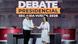 Los candidatos a la presidencia de Perú, Roberto Sánchez y Keiko Fujimori, se saludan antes del debate. (31.05.2026) Los candidatos a la presidencia de Perú, Roberto Sánchez y Keiko Fujimori, se saludan antes del debate. (31.05.2026)