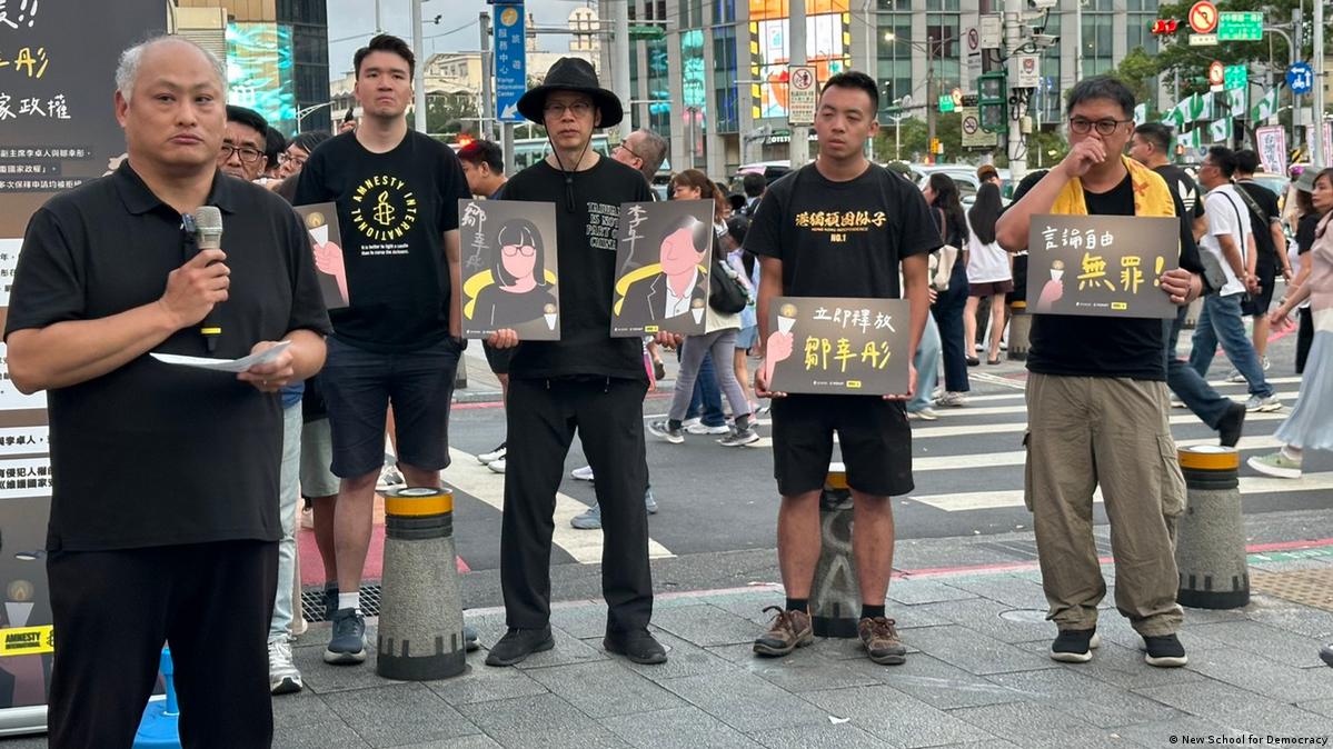 Taiwan Taipeh 2026 | Solidariätskundgebung für Hongkonger Demokratieaktivisten 5月31日,在台港人群体和台湾非政府组织于台北西门町声援邹幸彤和李卓人。
