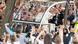 El papa León XIV en su recorrido hasta la Plaza Cibeles, donde celebró una homilía. El papa León XIV en su recorrido hasta la Plaza Cibeles, donde celebró una homilía.