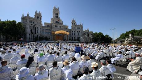 Mehr als 1,2 Millionen Menschen bei Papst-Messe in Madrid