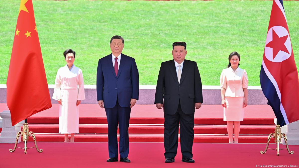 平壤的欢迎仪式