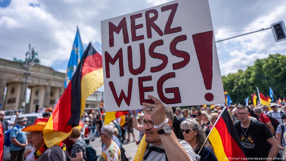 Berlin  Protesta kundër qeverisë federale gjermane