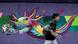 Colorido ajolote agarra un balón de fútbol en un mural callejero de Ciudad de México. Colorido ajolote agarra un balón de fútbol en un mural callejero de Ciudad de México.
