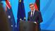 German Foreign Minister Wadephul speaking at a podium German Foreign Minister Wadephul speaking at a podium