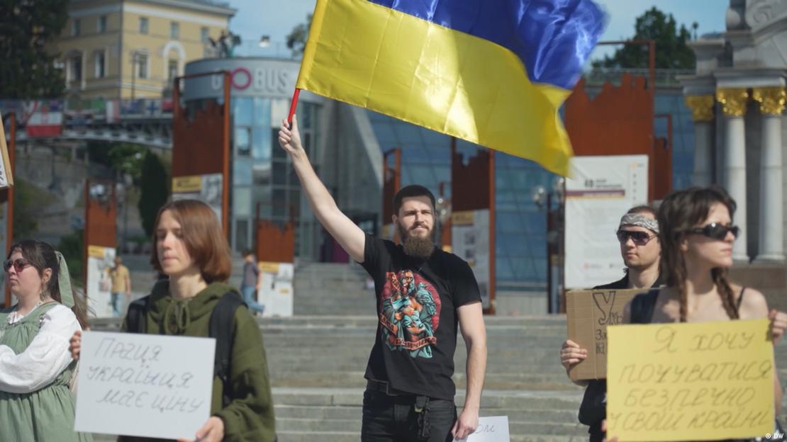 Акція протесту в Києві проти міграції, червень 2026 