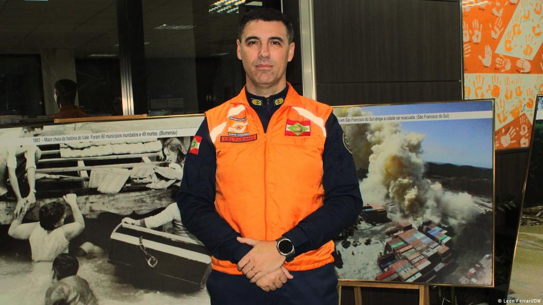 Fabiano de Souza, secretário da Proteção e Defesa Civil de SC