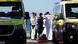 Police and emergency personnel at the scene after reports of a shark attack at Coogee Beach in Sydney, Australia Police and emergency personnel at the scene after reports of a shark attack at Coogee Beach in Sydney, Australia