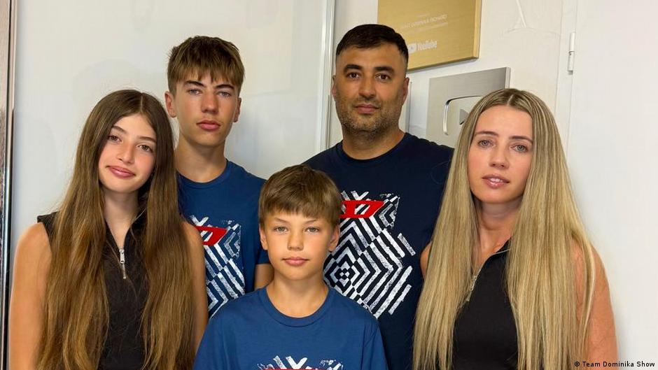 Семья из Украины стала звездой TikTok в Германии с трендом Dominika, nicht schnell
