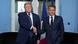 President Donald Trump meets with French President Emmanuel Macron during a bilateral meeting on the sidelines of the G7 summit, Monday, June 15, 2026, in Evian-les-Bains, France. President Donald Trump meets with French President Emmanuel Macron during a bilateral meeting on the sidelines of the G7 summit, Monday, June 15, 2026, in Evian-les-Bains, France.