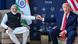 Modi and Trump hold a bilateral meeting in Evian, France Modi and Trump hold a bilateral meeting in Evian, France