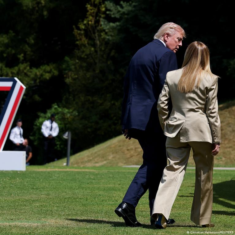 Meloni 'stunned' by Trump's comment she 'begged' for photo