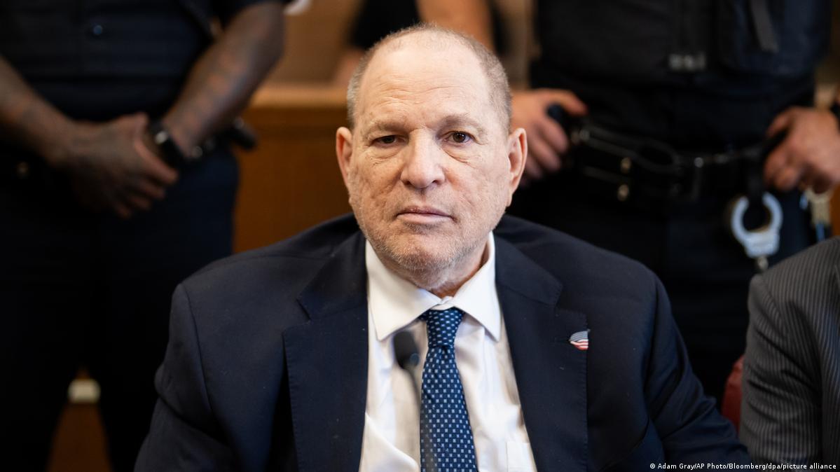Harvey Weinstein in a court room in New York on June 25, 2026